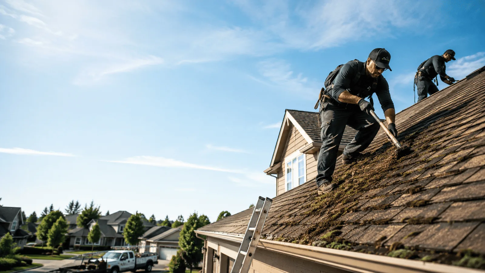 Roof Moss Removal in Bivins, TX near me